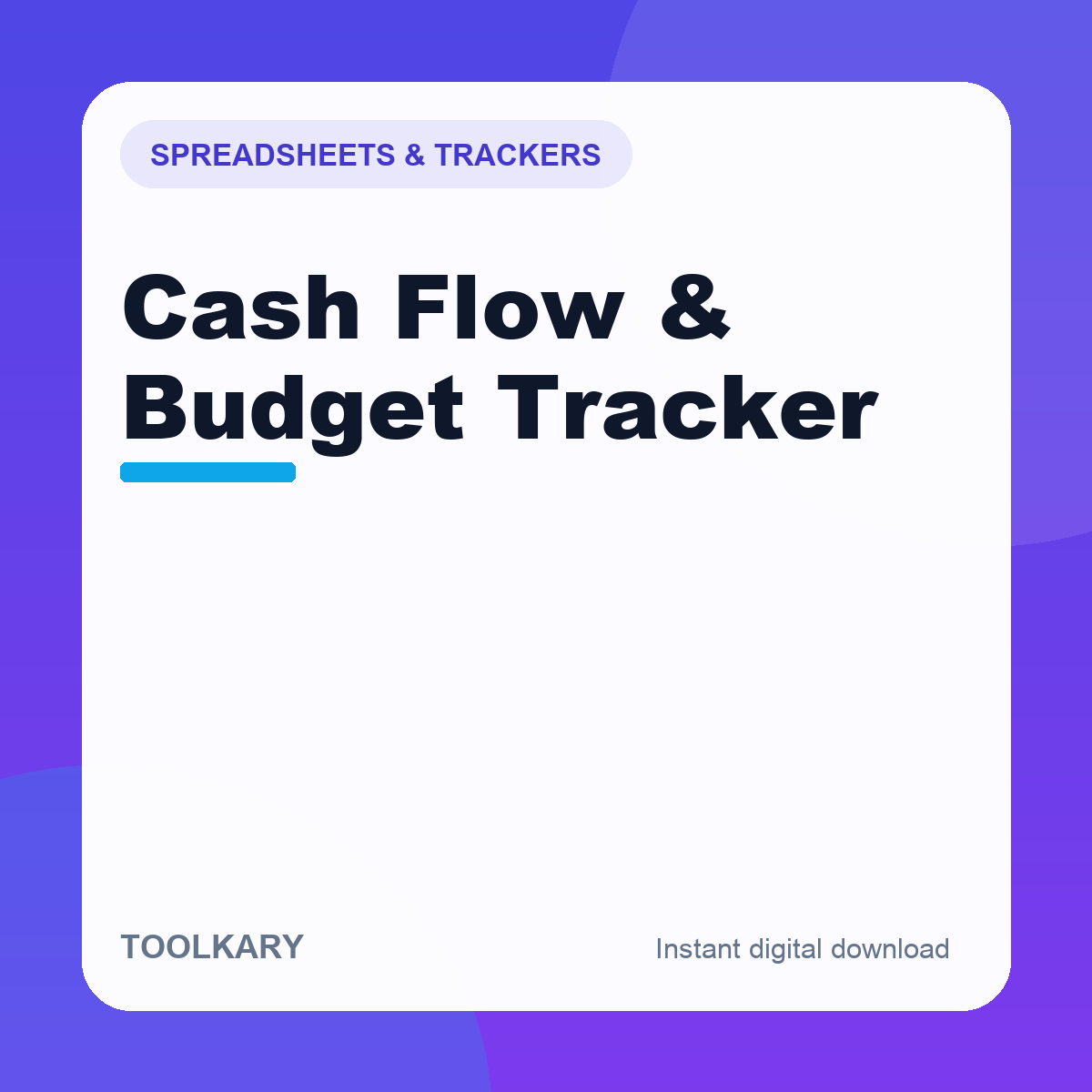 Cash Flow & Budget Tracker