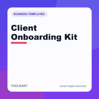 Client Onboarding Kit